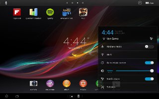 How To Customize Home Screen On Sony Xperia Tablet Z