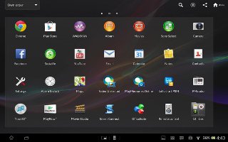 How To Use Apps Screen On Sony Xperia Tablet ZHow To Use Apps Screen On Sony Xperia Tablet Z