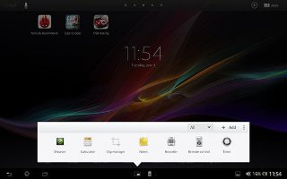 How To Use Small Apps On Sony Xperia Tablet Z