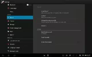 How To Control Data Usage On Sony Xperia Tablet Z