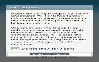 How To Use Group Play On Samsung Galaxy S4