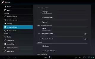 How To Customize Language Settings On Sony Xperia Tablet Z