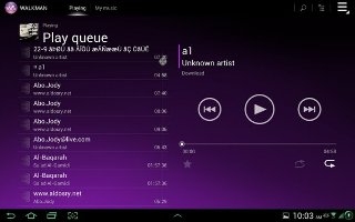 How To Use Playlists On Sony Xperia Tablet Z
