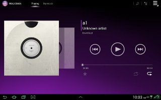 How To Use Walkman Apps On Sony Xperia Tablet Z