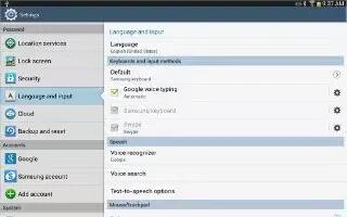 How To Use Google Voice Typing – Samsung Galaxy Tab 3