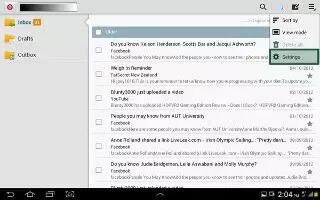 How To Use Email Settings – Samsung Galaxy Tab 3