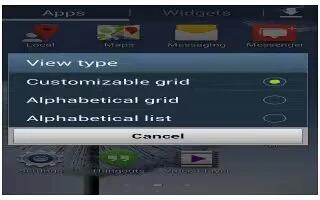 How To Use App Screen – Samsung Galaxy Tab 3