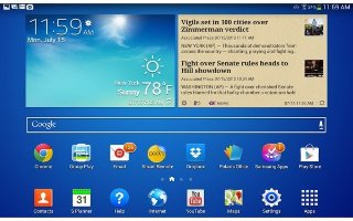 How To Customize Home Screen - Samsung Galaxy Tab 3