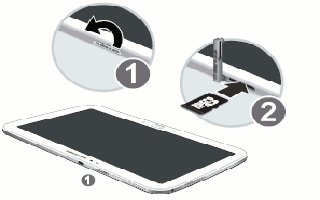 How To Insert Memory Card - Samsung Galaxy Tab 3