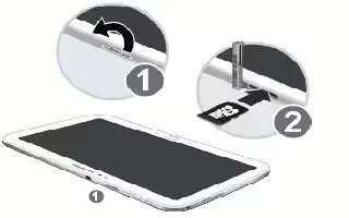 How To Insert Memory Card – Samsung Galaxy Tab 3