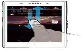 How To Use Notification Panel - Sony Xperia Z Ultra