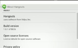 How To Use Google Talk Apps - Samsung Galaxy Tab 3