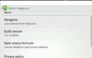How To Use Google Talk App – Samsung Galaxy Tab 3