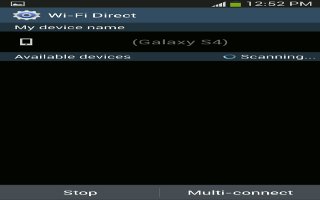 How To Use WiFi Direct - Samsung Galaxy Tab 3