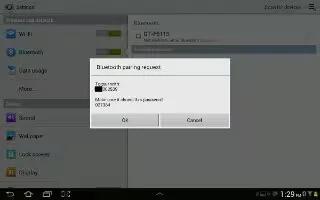 How To Use Bluetooth App - Samsung Galaxy Tab 3