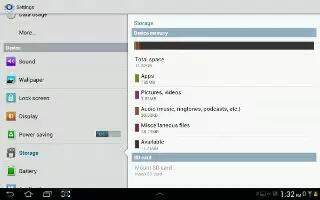 How To Customize Storage Settings – Samsung Galaxy Tab 3