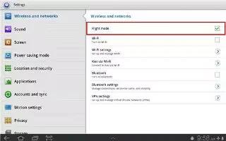 How To Use Airplane Mode - Samsung Galaxy Tab 3