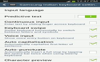 How To Configure  Samsung Keyboard - Samsung Galaxy Tab 3