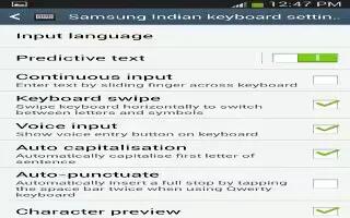 How To Configure Samsung Keyboard – Samsung Galaxy Tab 3