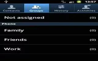 How To Use Groups - Samsung Galaxy Tab 3