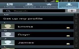 How To Move Contacts – Samsung Galaxy Tab 3