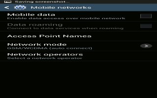How To Configure Mobile Networks - Samsung Galaxy Note 3