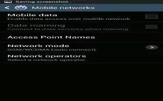 How To Configure Mobile Networks - Samsung Galaxy Note 3