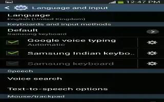 How To Customize Language And Input Settings - Samsung Galaxy Note 3