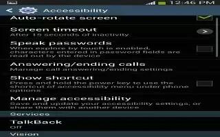 How To Customize Accessibility Settings – Samsung Galaxy Note 3