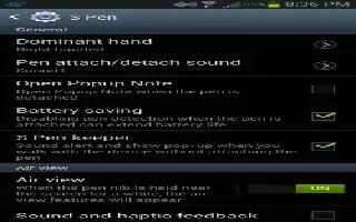 How To Use S Pen Settings – Samsung Galaxy Note 3