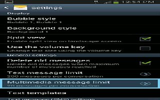 How To Customize Message Settings - Samsung Galaxy Note 3