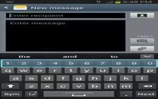 How To Create Messages – Samsung Galaxy Note 3