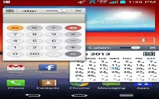 How To Use Calendars - LG G2