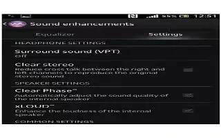 How To Enhance Sound Output - Sony Xperia Z Ultra