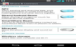 How To Use Smartshare Beam - LG G2