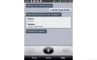 How To Use Voice Mate – LG G2