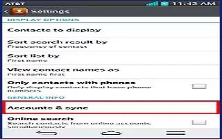 How To Use Accounts And Sync - LG G2