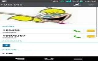 How To Use Contacts – LG G2