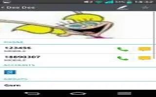 How To Use Contacts - LG G2