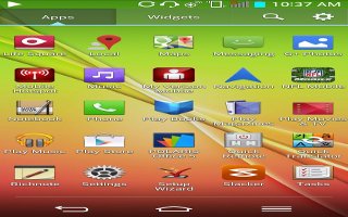 How To Navigate Home Screen - LG G2