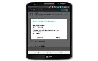 How To Use Bluetooth Settings - LG G2