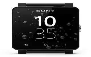 How To Restart – Sony SmartWatch 2