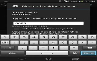 How To Pair Bluetooth - Sony Xperia Z Ultra