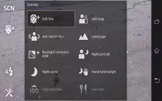 How To Use Camera Settings – Sony Xperia Z Ultra