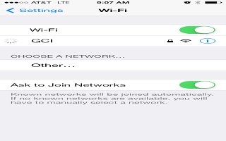 How To Connect WiFi - iPhone 5S