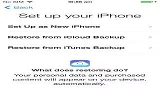 How To Setup - iPhone 5S