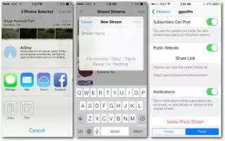 How To Use iCloud Photo Sharing – iPhone 5S