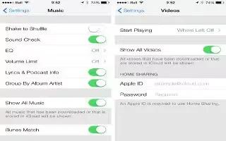 How To Use Music Settings – iPhone 5S
