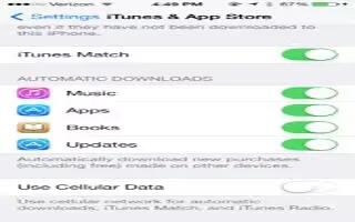 How To Use iTunes Match - iPhone 5S