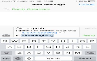 How To Use Onscreen Keyboard - iPhone 5S